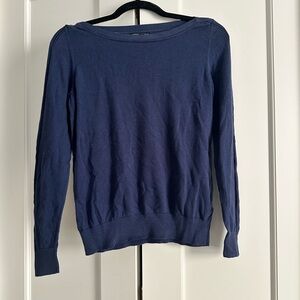 Banana republic silk cotton boat neck sweater